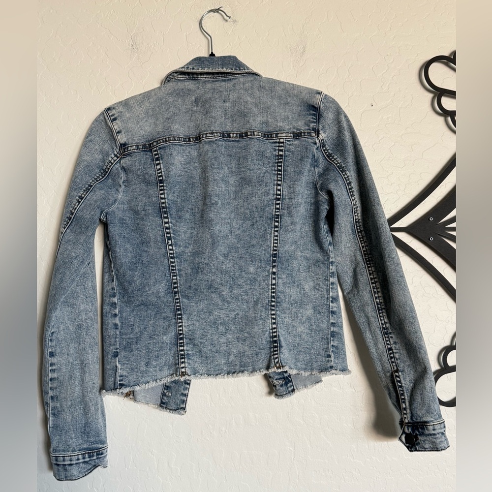 KUT FROM THE KLOTH Women's Kara Blue Denim Jacket - XS - Picture 5 of 10